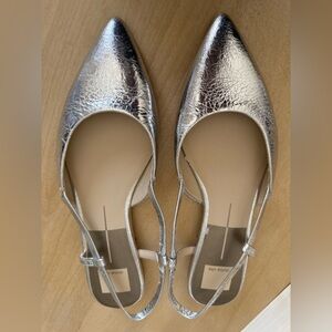 Dolce Vita Metallic Silver Heels